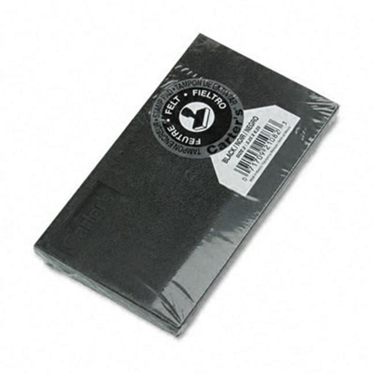 Carter's  Felt Stamp Pad- 6.25w x 3.25d- Black